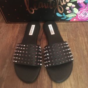 Steve Madden Studded Slides